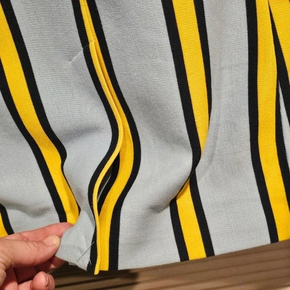 Adidas Originals Mens M 2005 Striped Wool Blend Blazer Jacket Blue Yellow 739195 - Picture 11 of 12